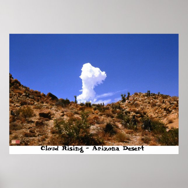 Clouds Rising - Arizona Desert Poster (Front)