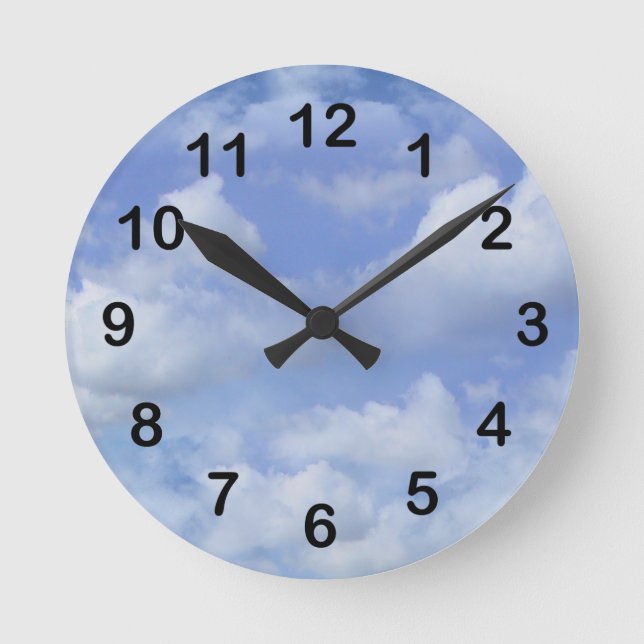 Clouds Round Clock (Front)