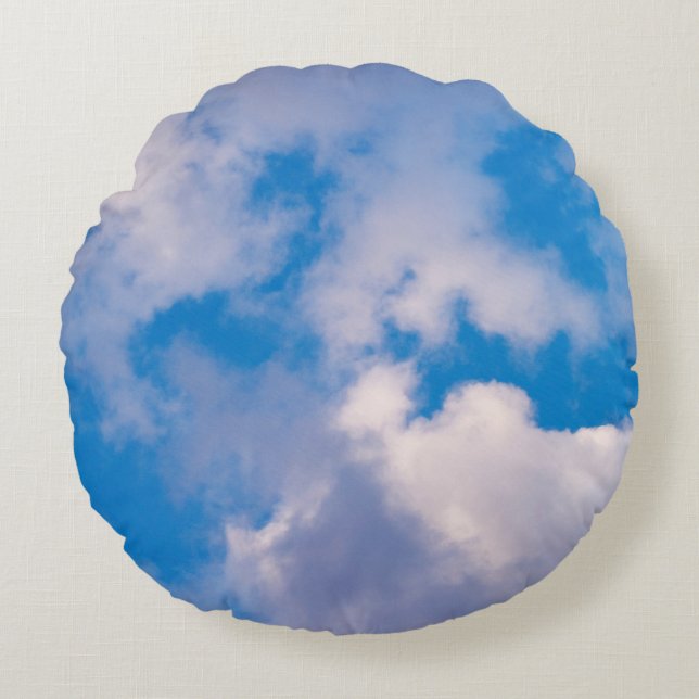 Clouds Round Cushions (Front)