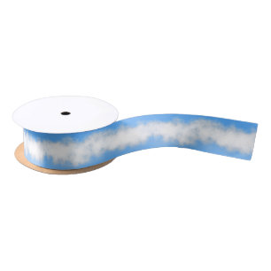 Clouds Satin Ribbon