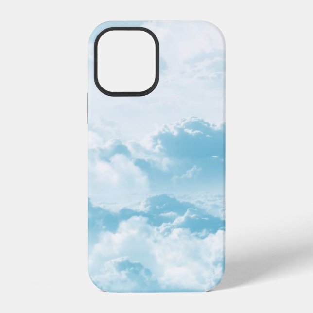 Clouds sky cartoon vector images iPhone case (Back)