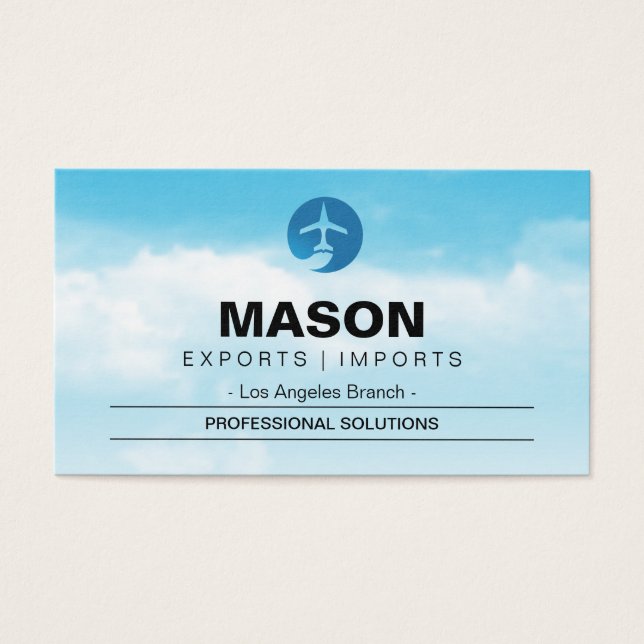 Clouds Sky | Flying Aeroplane (Front)