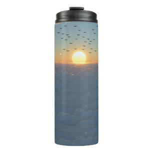 Clouds Sun Thermal Tumbler