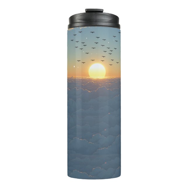 Clouds Sun Thermal Tumbler (Front)