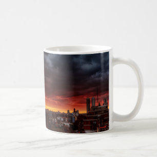 Clouds, Sunset And Red Coffee Mug