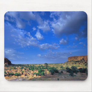 Clouds sweeping across the sky over the mouse pad