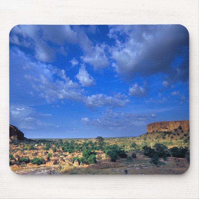 Clouds sweeping across the sky over the mouse pad (Front)