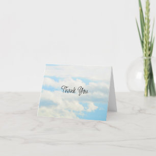 Clouds Thank You Card