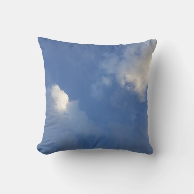 Clouds Throw Pillow (Front)