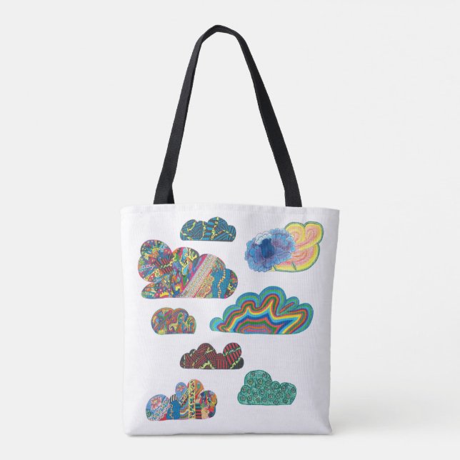 "Clouds" Tote Bag. (Back)