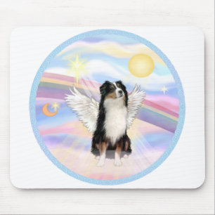 Clouds - Tri Colour Australian Shepherd Mouse Pad
