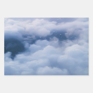 Clouds Wrapping Paper Sheet