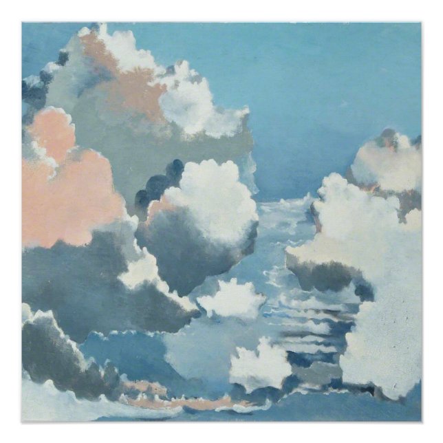 Cloudscape, beautiful painting by Paul Nash Poster (Front)