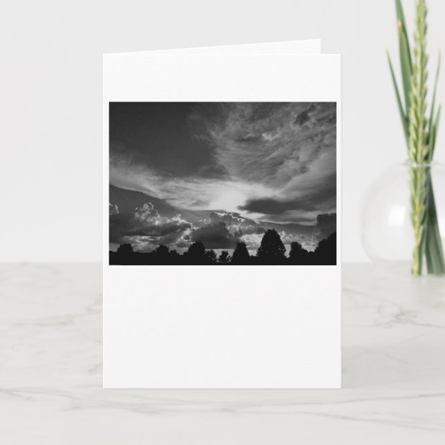 Cloudscape / Noir, card (Front)