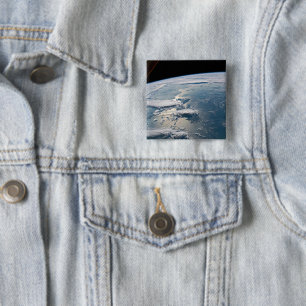 Cloudscapes Around Sumatra, Indonesia. 15 Cm Square Badge