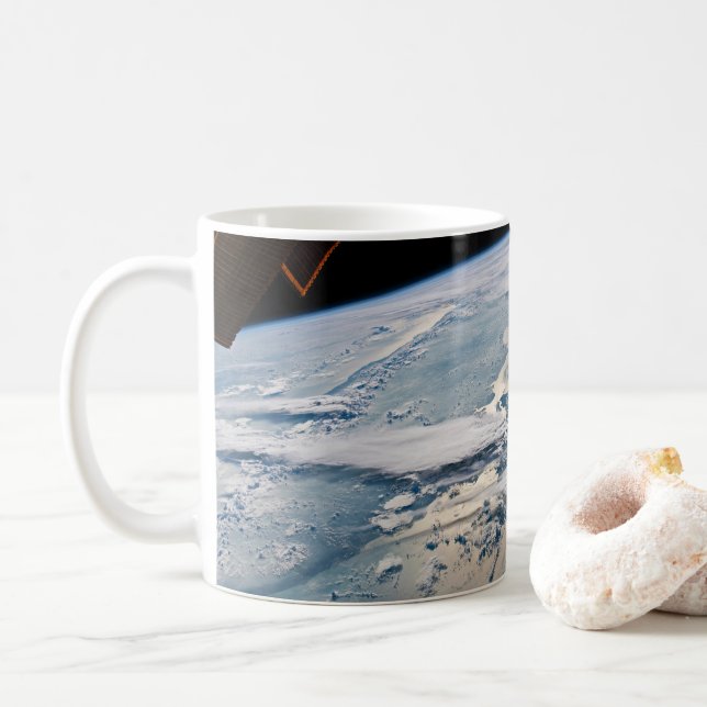 Cloudscapes Around Sumatra, Indonesia. Coffee Mug (With Donut)