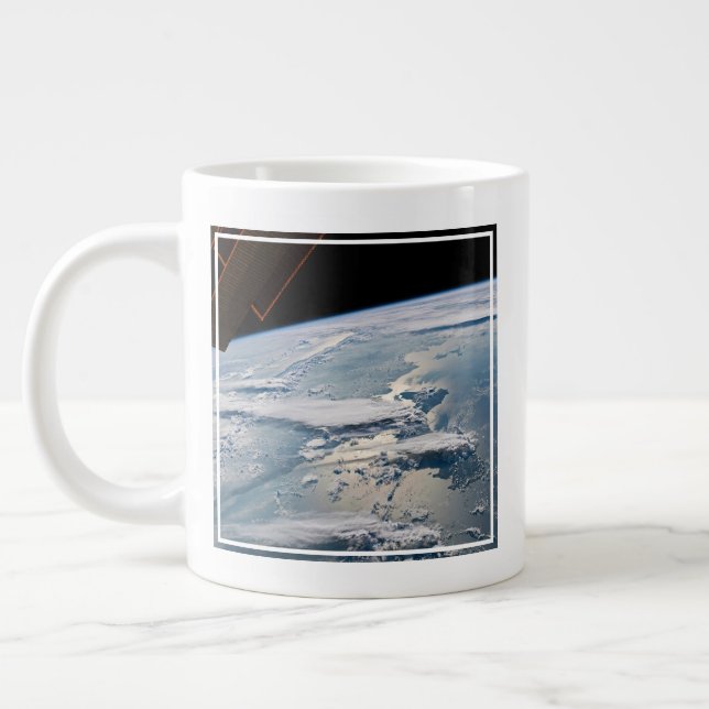 Cloudscapes Around Sumatra, Indonesia. Large Coffee Mug (Left)
