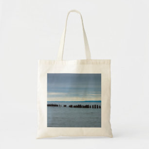 Cloudy At Whitefish Bay Tote Bag