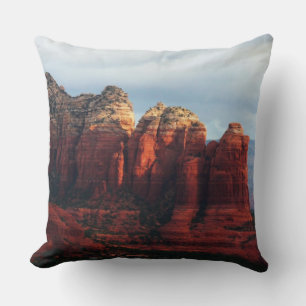 Cloudy Coffee Pot Rock in Sedona Arizona Cushion