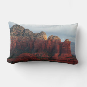 Cloudy Coffee Pot Rock in Sedona Arizona Lumbar Cushion