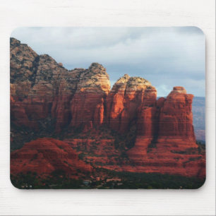 Cloudy Coffee Pot Rock in Sedona Arizona Mouse Pad