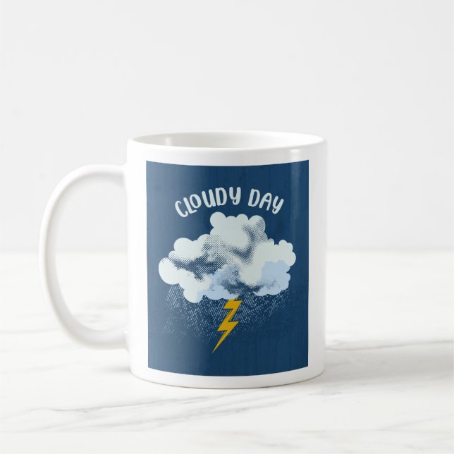 Cloudy Day Coffee Mug (Left)