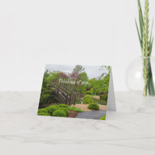 Cloudy Day Garden Stroll Thinking Of You Card