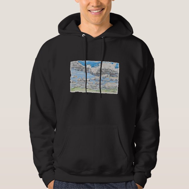 Cloudy day hoodie (Front)