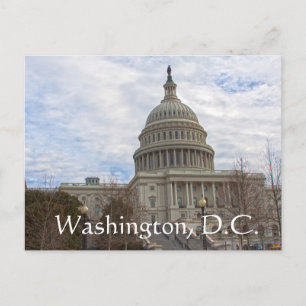 Cloudy day in the Capitol Postcard