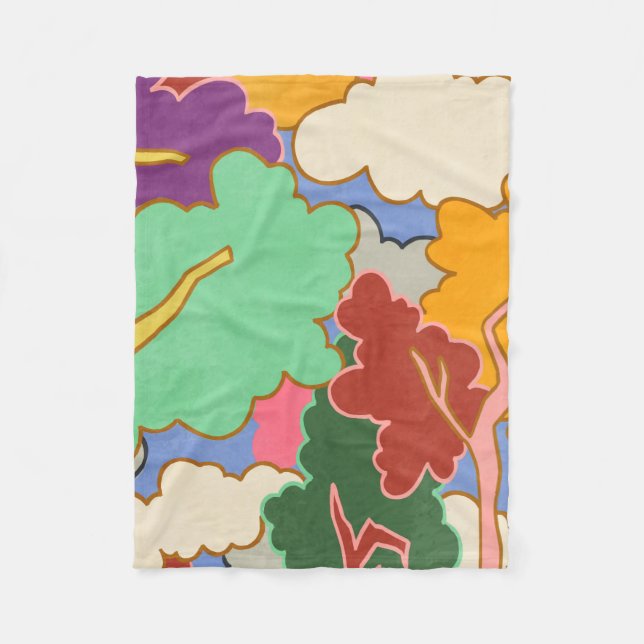 Cloudy Dreams Fleece Blanket (Front)