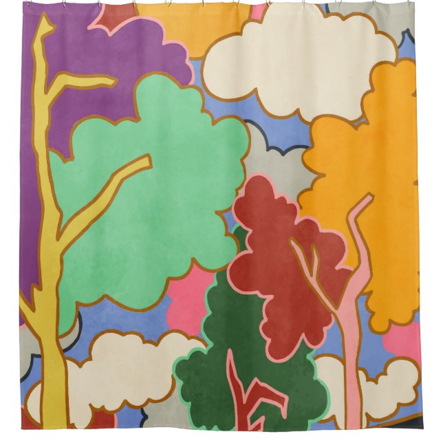 Cloudy Dreams Shower Curtain (Front)