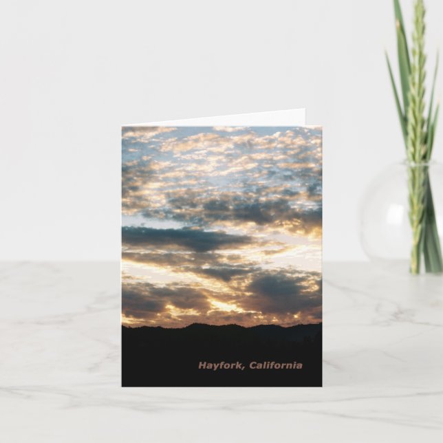 Cloudy Dusk...... Card (Front)