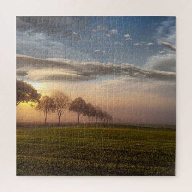 Cloudy Fields Jigsaw Puzzle (Vertical)