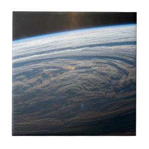 Cloudy Formations In The South Indian Ocean. Ceramic Tile