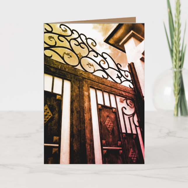 Cloudy Gate Card (Front)