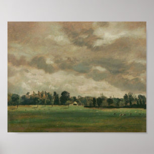 Cloudy Landscape (after Constable) Poster