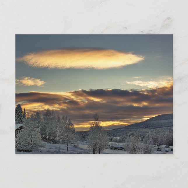 Cloudy Mothership Postcard (Front)