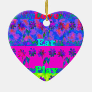 Cloudy Nice Day Better Night.png Ceramic Tree Decoration