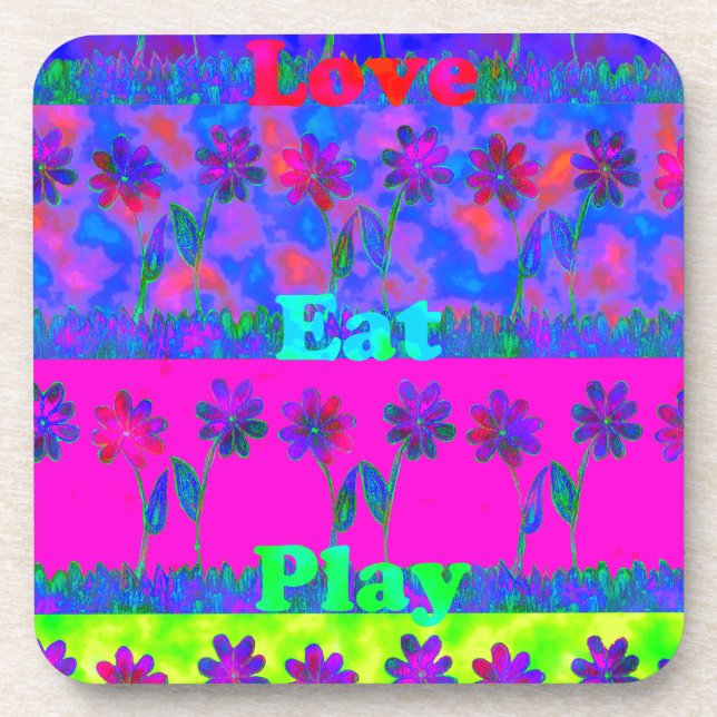 Cloudy Nice Day Better Night.png Coaster (Front)