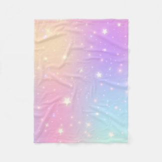 Cloudy polar blanket Pastel colors