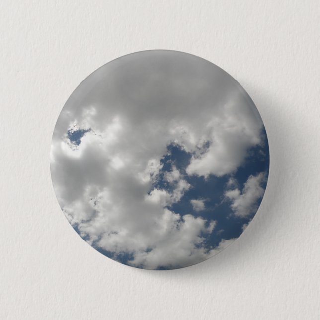 Cloudy Skies Button (Front)