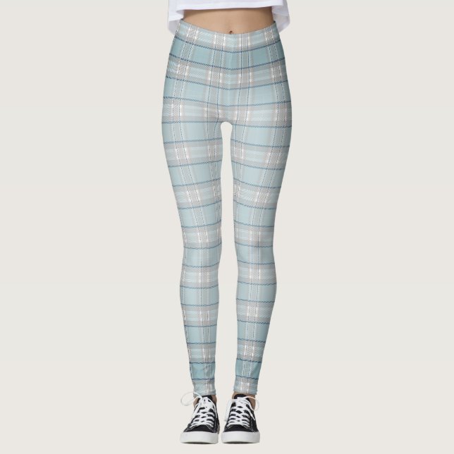 Cloudy Skies (faded) Leggings (Front)