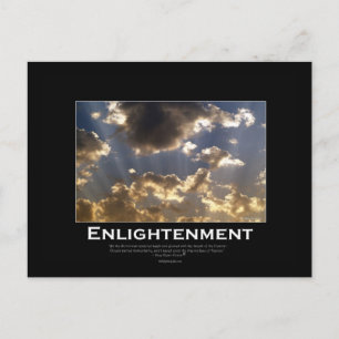 Cloudy Skies Inspirational Postcard