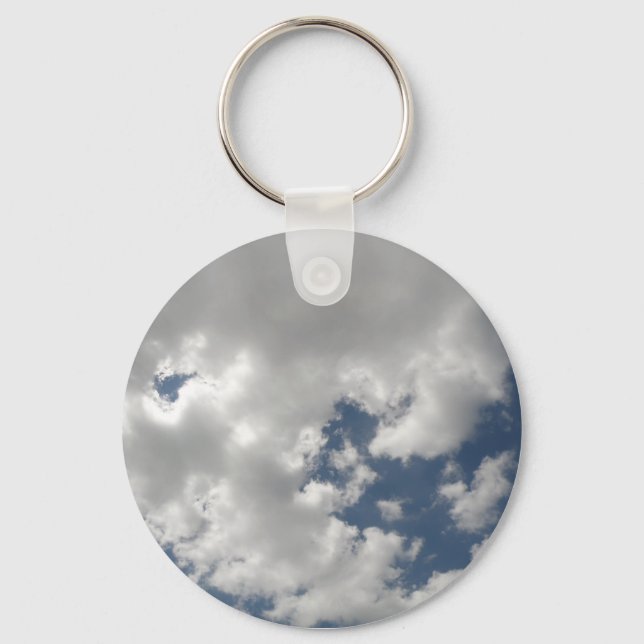 Cloudy Skies Keychain (Front)