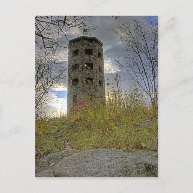 Cloudy Skies over Enger Tower Postcard (Front)