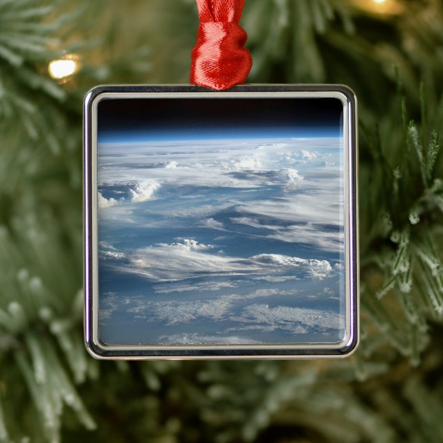 Cloudy Skies Over Sudan Metal Ornament (Tree)