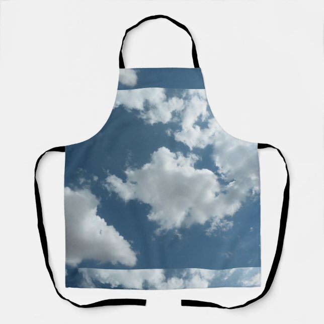 Cloudy Sky Abstract Photography Apron (Front)