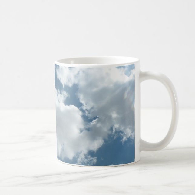 Cloudy Sky Abstract Photography Coffee Mug (Right)