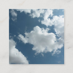 Cloudy Sky Abstract Photography Enclosure Card
