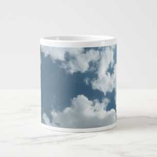 Cloudy Sky Abstract Photography Large Coffee Mug